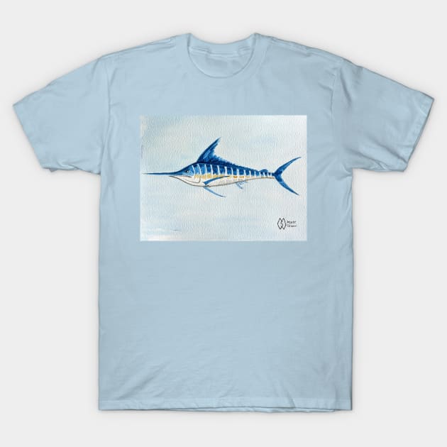 Marlin fish study T-Shirt by Matt Starr Fine Art